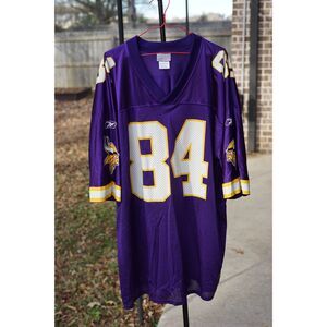 Reebok Authentic Team Replica Randy Moss Jersey NFL Vikings 84